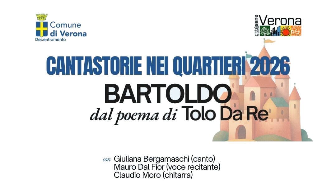 Cantastorie nei Quartieri: "Bartoldo" - Concerti a Interrato dell'Acqua Morta 37129 Verona, Verona